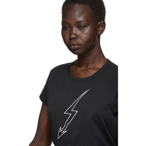 givenchy black lightning bolt world tour tshirt|Givenchy Black Lightening Bolt World Tour Tee .